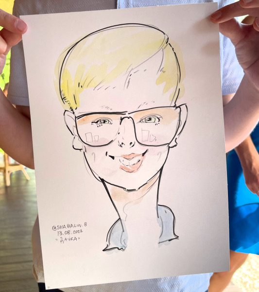 Очки придают
    изображению хрупкость и трогательность, Михаил Шабалин, шаржист